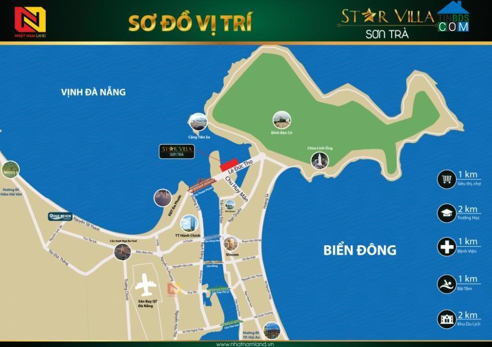 Ví trí Star Villa Sơn Trà trên bản đồ